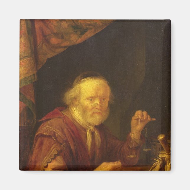 Imã Pesagem Dourada (Frente)