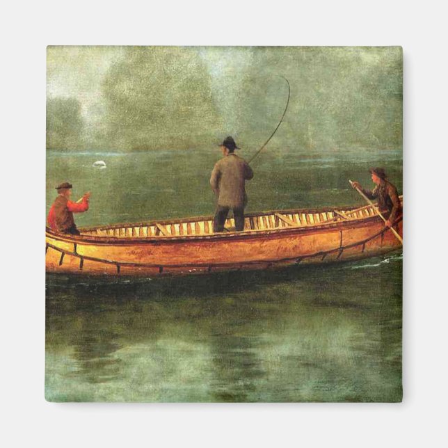 Imã Pesca a partir de uma canoa (Pescadores num barco  (Frente)