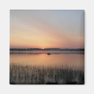 Imã Pesca ao nascer do sol