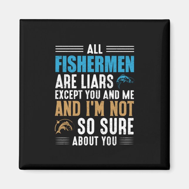 Imã Pesca Arte Todos Pescadores (Frente)