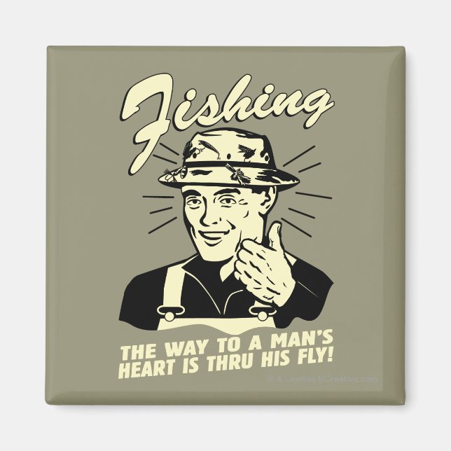 Imã Pesca: Através de sua mosca (Frente)