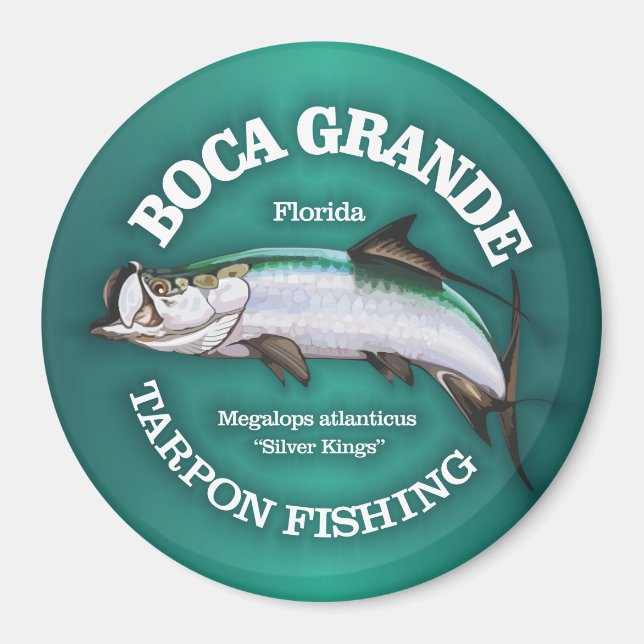 Imã Pesca de Boca Grande Tarpon (Frente)