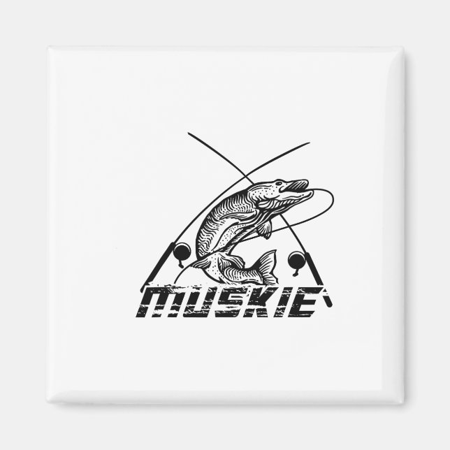 Imã Pesca de muskellunge (Frente)