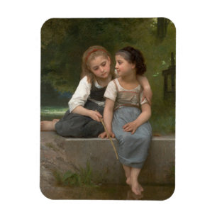 Ímã Pesca de Sapos por William-Adolphe Bouguereau