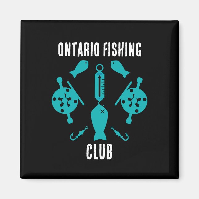 Imã Pesca do salmão canadiano (Frente)