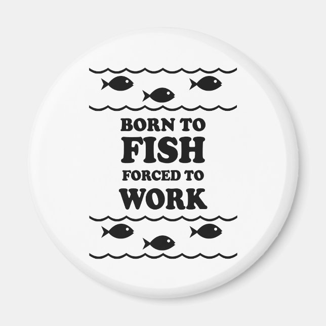 Imã Pesca engraçado (Frente)