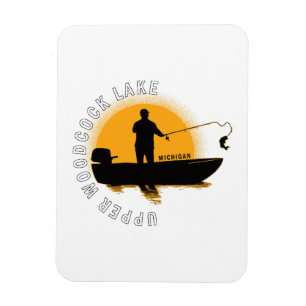 Ímã Pesca no Lago Michigan