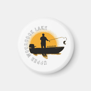 Imã Pesca no Lago Michigan