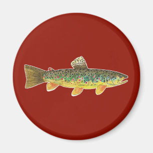 Imã Pescador de pesca marrom