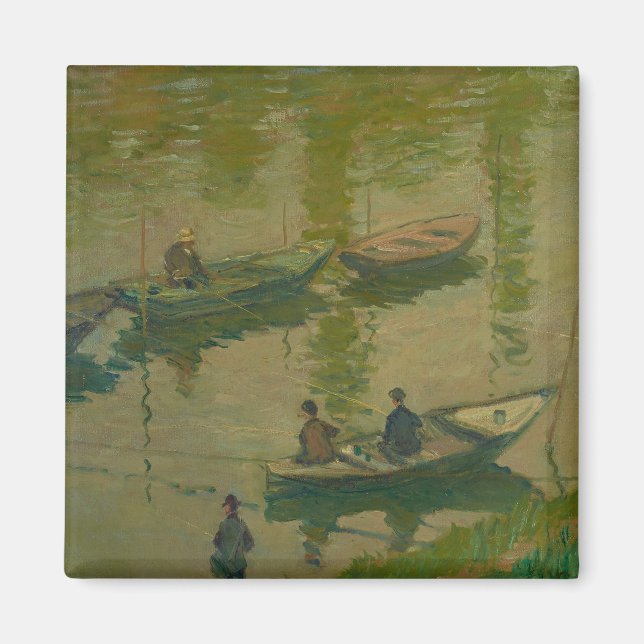 Imã Pescadores do Sena em Poissy - Claude Monet - (Frente)
