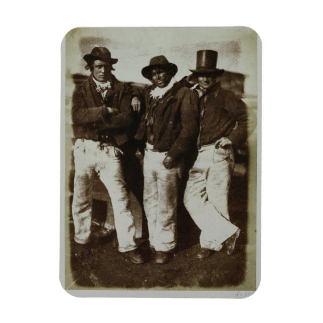 Ímã Pescadores em terra, c.1843-47 (impressão de papel (Vertical)