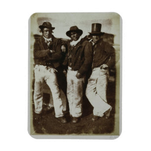 Ímã Pescadores em terra, c.1843-47 (impressão do pape