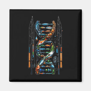 Imã Pescar Está No Meu Dna B Peixe Pescador Homens Mul