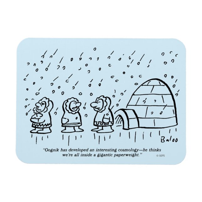 Ímã Peso do papelão (Horizontal)