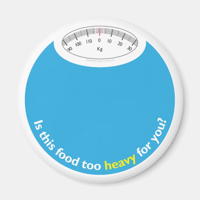 Imã Peso e Saúde Conscientes (Frente)