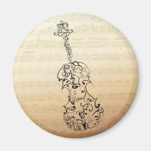 Imã Pesquisa Violina no Manuscrito Bach