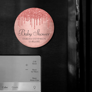 Imã Pêssego Brilhante Gotejante   Chuva de Coral Terra