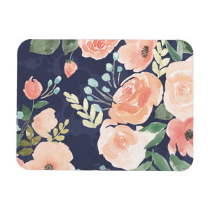 Ímã Pêssego de florescência do prazer & rosas &