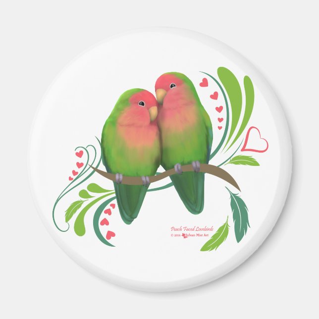 Imã Pessel Enfrentado Pássaros do Amor (Frente)