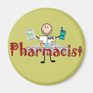 Imã Pessoa da vara do farmacêutico--Presentes