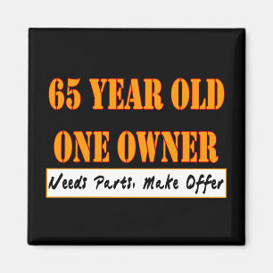 Imã Pessoas de 65 anos, um proprietário - as peças d