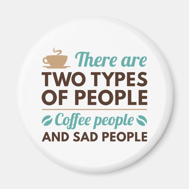 Imã Pessoas de café (Frente)
