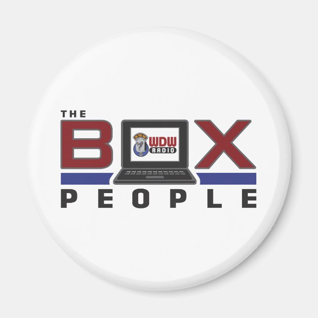 Imã Pessoas de caixa de rádio WDW (Frente)