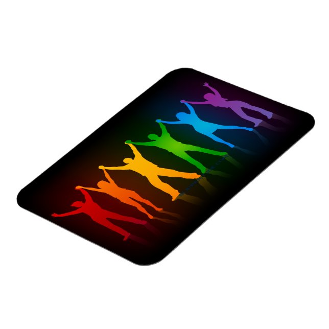 Ímã Pessoas de grupo de SlipperyJoe segurando as mãos  (Left Side)