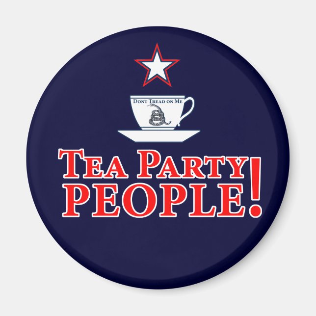 Imã Pessoas do Tea Party! (Frente)