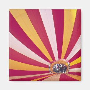 Imã Pessoas enchendo um balão de ar quente, Fort Coll