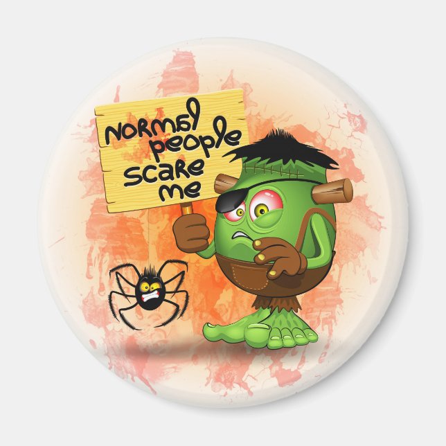 Imã 'Pessoas normais me assustam' Humorista Frankenste (Frente)