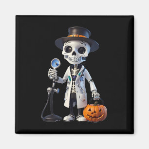 Imã Peste Médica Esqueleto Médico Halloween Paramédico