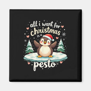Imã Pesto O Pinguim Engraçado Ba