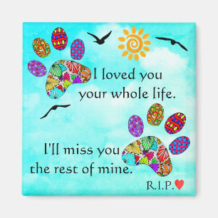 Imã Pet Dog Simpatia Memorial Magnet