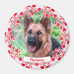 Imã Pet Heart Ornament - Dia de os namorados - Pet Sym