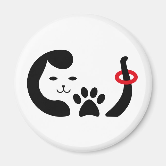 Imã Pet Lover Saqueando (Frente)