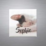 Imã Pet Personalizado da Família Personalizada de Cort<br><div class="desc">Simples Magnet Personalizado De Fotos Moderno. O texto pode ser personalizado ou excluído. Mantenha uma foto fofa fofa fofa ou personalize com sua própria foto de família, amigos, casamento, bicho de estimação, bebê, casa, férias etc. A design minimalista é uma sofisticada adição a uma na moda. Faz um presente personalizado...</div>