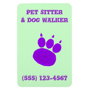 Ímã Pet Sitter & Dog Walker Pak Print
