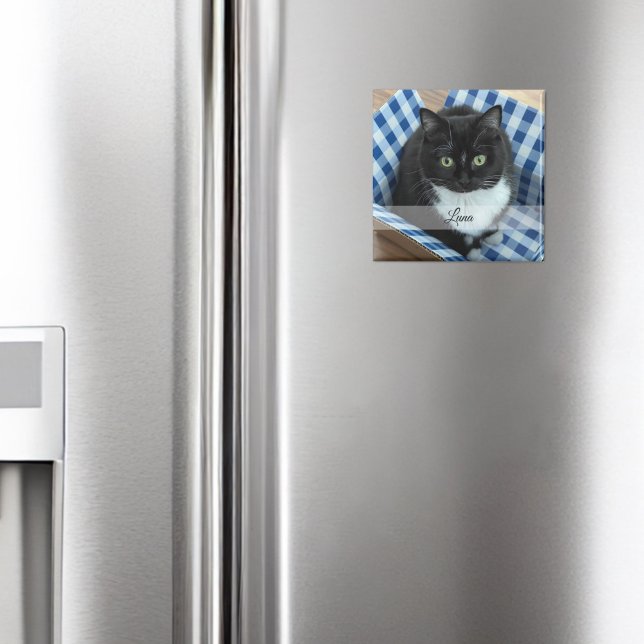 Imã Pet Sticker com Nome (Criador carregado)