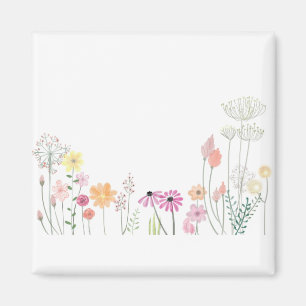 Imã Petais Flores Primavera Floral Trabalho de arte Pa