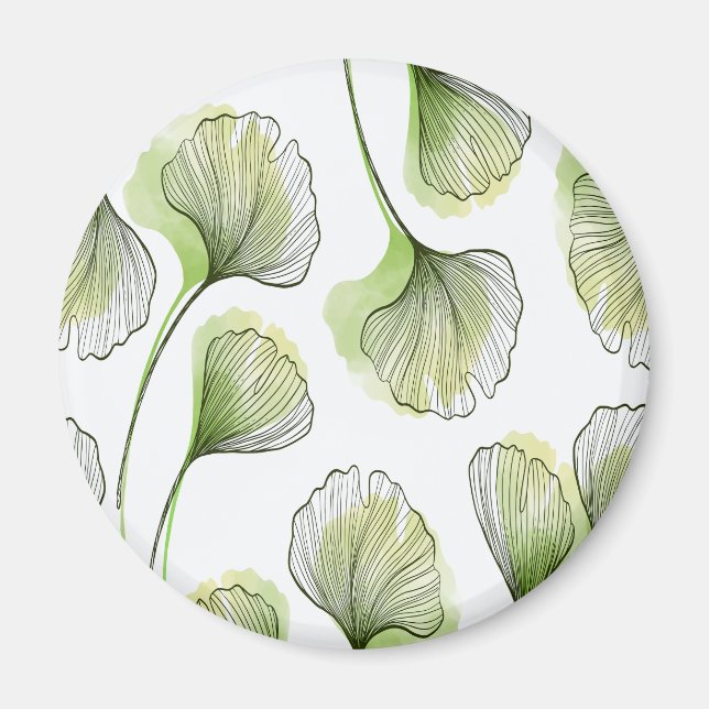 Imã Pétalas verdes (Frente)