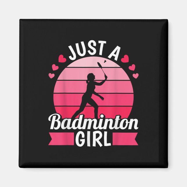 Imã Peteca de Badminton - Raquete Apenas Um Badminto (Frente)