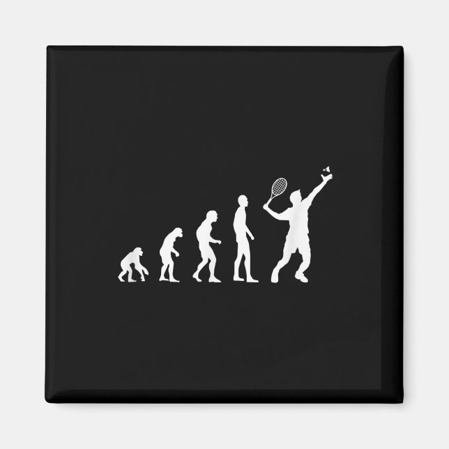 Imã Peteca Evolução Shuttle Engraçado  (Frente)