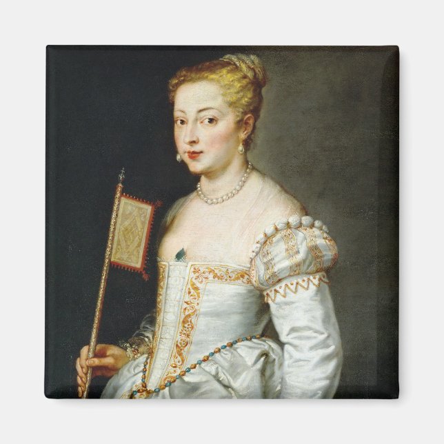 Imã Peter Paul Rubens Retrato de uma Senhora (Frente)