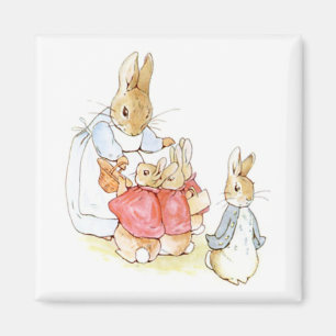Imã Peter Rabbit e suas Irmãs (por Beatrix Potter)