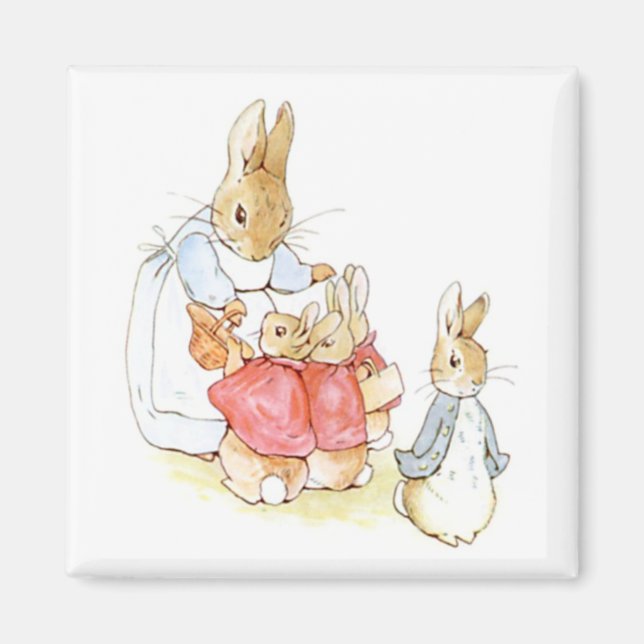 Imã Peter Rabbit e suas Irmãs (por Beatrix Potter) (Frente)