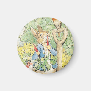 Imã Peter Rabbit In Garden - Beatrix Potter