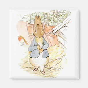 Imã Peter Rabbit in the Garden (por Beatrix Potter)