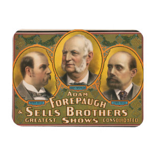 Ímã Peter Sells, Adam Forepaugh E Lewis Vende