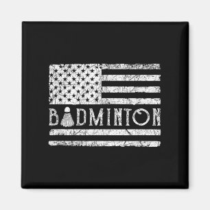Imã Petiscos Patrióticos Americanos de Badminton EUA B